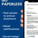 Paperless statement on an iPhone