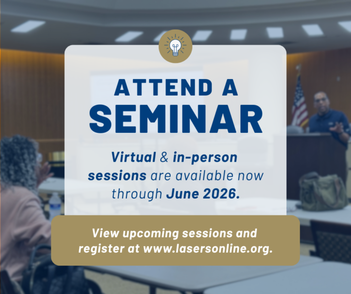 Seminars through June Link to LASERS Seminar Registration Page