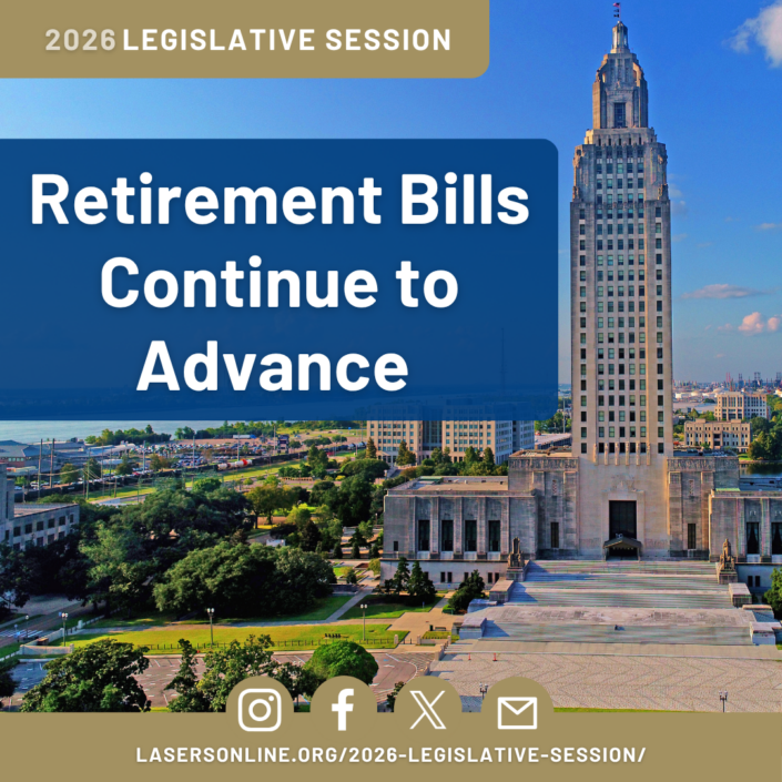 4.24 Update Retirement Bills Continue to Advance. Link to News Story