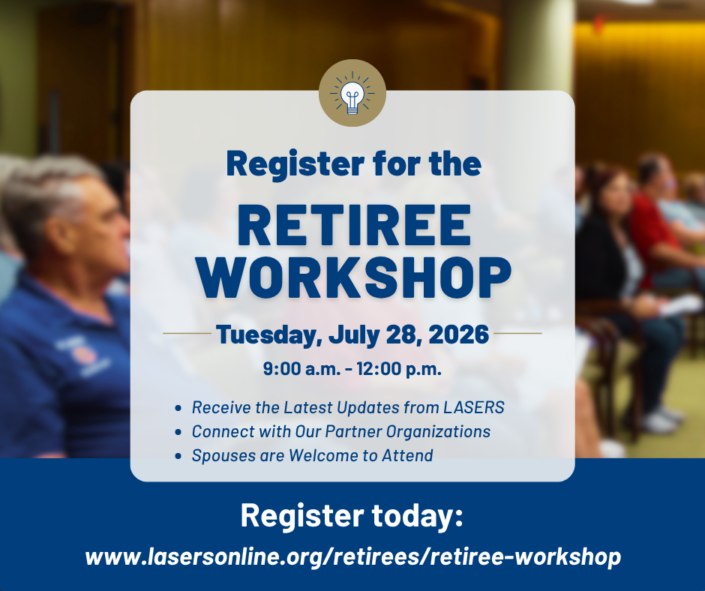 Retiree Workshop Registration Reminder